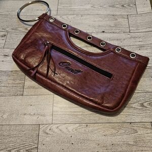 O'Neil wristlet clutch Red